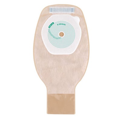 Skin side drainable pouch filter beige